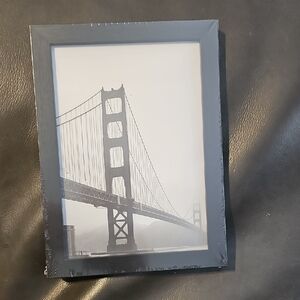 Black Framed Golden Gate Bridge Wall Art